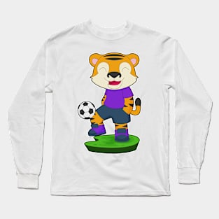 Tiger Soccer player Soccer Long Sleeve T-Shirt